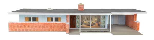 Walthers 933-4156 Mid-Century Modern Home HO Scale