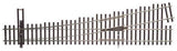 Walthers 948-83015 Code 83 Number 5 Left Hand Turnout - Nickle Silver DCC Friendly HO Scale