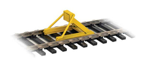 Walthers 948-83108  Assembled Yellow Track Bumper 4-Pack Code 100 or 83 HO Scale