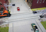 Walthers 948-83115 Modern Concrete Crossing pkg(2) w/Rerailer Ends Code 100 or 83 HO Scale