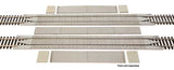 Walthers 948-83115 Modern Concrete Crossing pkg(2) w/Rerailer Ends Code 100 or 83 HO Scale