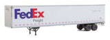 Walthers 949-2452 53' Stoughton Trailer 2-Pack FedEx Freight - Assembled HO Scale SceneMaster