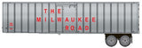 Walthers 949-2604 Flexi-Van 40' Trailer 2-Pack Milwaukee Road #2 (Large Name, Side Doors) - Assembled HO Scale SceneMaster