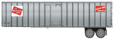 Walthers 949-2605 Flexi-Van 40' Trailer 2-Pack Milwaukee Road #3 (Logo, Flexi-Van Placard; Side Doors) - Assembled HO Scale SceneMaster