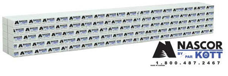 Walthers 949-3165 Wrapped Lumber Load for WalthersMainline 72' Centerbeam Flatcar Nascor (black, blue) HO Scale