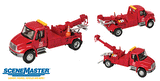 Walthers 949-11531 International 4300 Tow Truck Red - Assembled HO Scale SceneMaster