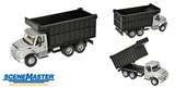 Walthers 949-11677 International 7600 Dual-Axle Coal Truck Silver Cab, Black Box - Assembled HO Scale SceneMaster