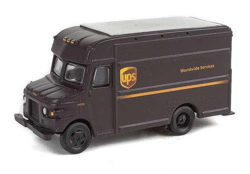 Walthers 949-14001 UPS Package Car United Parcel Service Modern Shield Logo - Assembled HO Scale SceneMaster