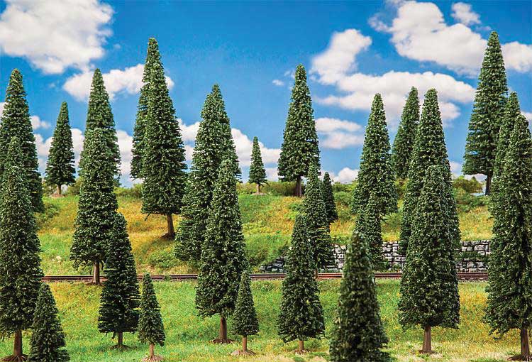 Image for 272-181537 10 Assort Fir Trees