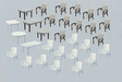 Image for 272-180439 24 Garden Chairs/6 Tables