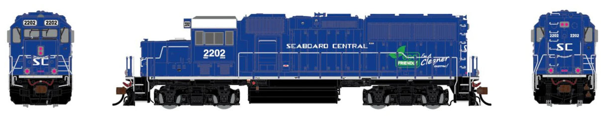 HomeShops HFL-009-002 BL20C-ECO Locomotive SC Seaboard Central #2205 SOUND & DCC HO Scale