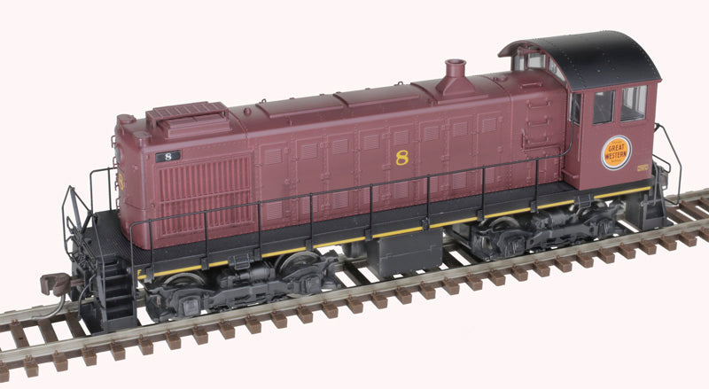 Atlas 10003399 ALCO S2 - CGW Chicago Great Western #9 (maroon, Lucky Strike Logo) - DCC & Sound HO Scale