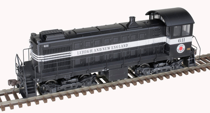 Atlas 10003409 ALCO S2 - L&NE Lehigh & New England #614 (black, white, Egg Logo) - DCC & Sound HO Scale