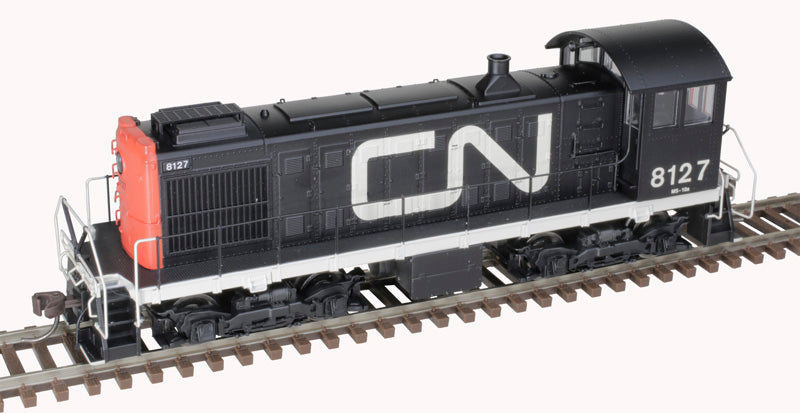 Atlas 10003395 ALCO S2 - CN Canadian National #8127 (black, red, white, Large Noodle Logo) - DCC & Sound HO Scale