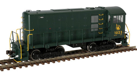 Atlas 10003988 HH600/HH660 CNJ Central Railroad of New Jersey #1023 (green, yellow) Gold - DCC & Sound HO Scale