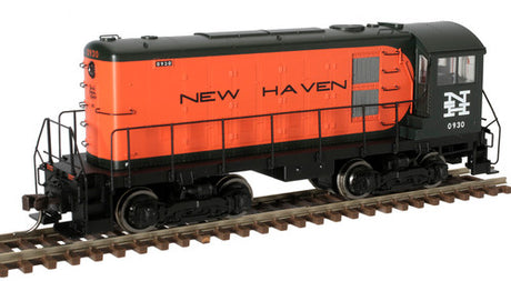 Atlas 10003990 HH600/HH660 NH New Haven #0930 (orange, green, Full Balloon McGinnis) Gold - DCC & Sound HO Scale