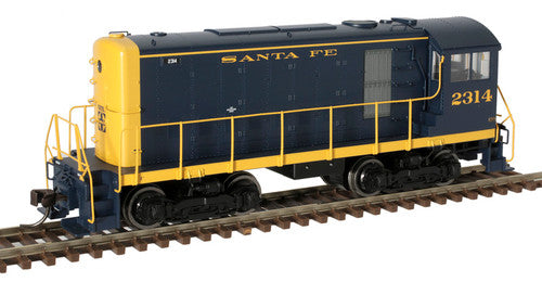 Atlas 10003993 HH600/HH660 Santa Fe #2318 (blue, yellow) Gold - DCC & Sound HO Scale