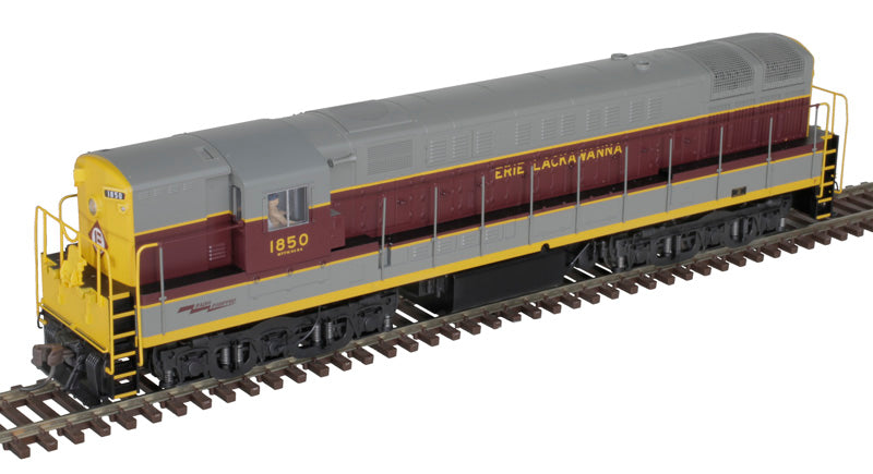 Atlas 10004127 FM H-24-66 Phase 1A Trainmaster EL Erie Lackawanna #1850 (gray, maroon, yellow roadname) DCC & Sound HO Scale