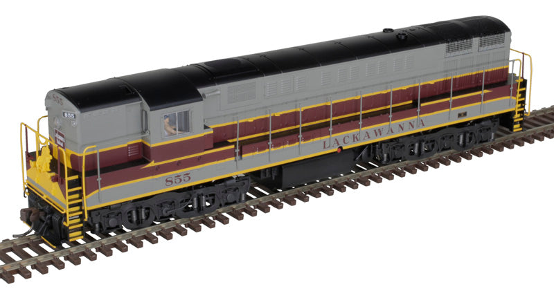 Atlas 10004129 FM H-24-66 Phase 1A Trainmaster DL&W Delaware, Lackawanna & Western #853 (gray, maroon, yellow) DCC & Sound HO Scale