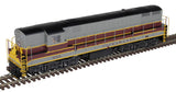 Atlas 10004130 FM H-24-66 Phase 1A Trainmaster DL&W Delaware, Lackawanna & Western #855 (gray, maroon, yellow) DCC & Sound HO Scale