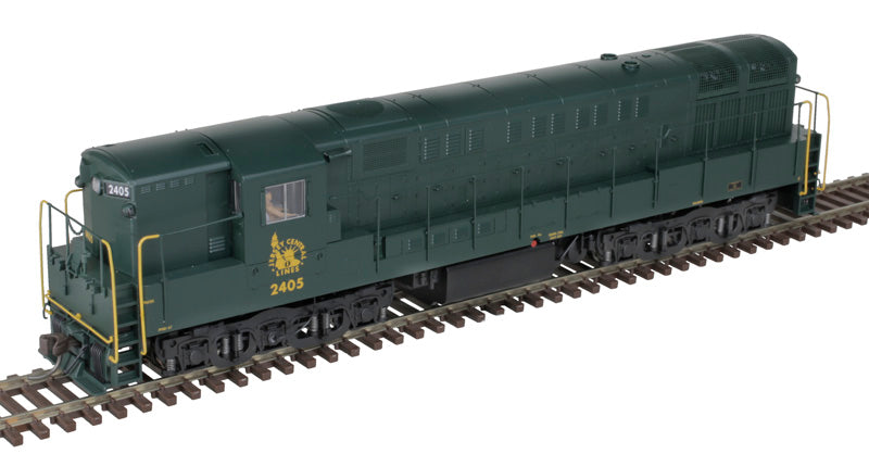 Atlas 10004131 FM H-24-66 Phase 1B Trainmaster CNJ Central Railroad of New Jersey #2403 (green, gold, no stripes) DCC & Sound HO Scale