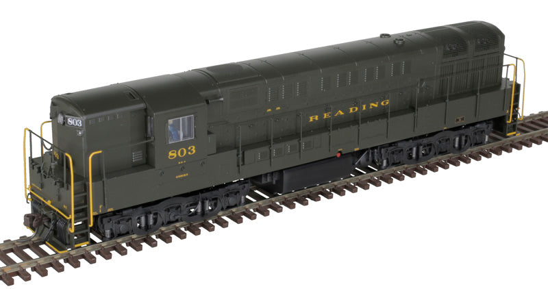 Atlas 10004134 FM H-24-66 Phase 1B Trainmaster RDG Reading #803 (green, gold) DCC & Sound HO Scale