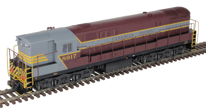 Atlas 10004142 FM H-24-66 Phase 1B Trainmaster CP Canadian Pacific #8917 (Late Scheme, gray, maroon, yellow) DCC & Sound HO Scale