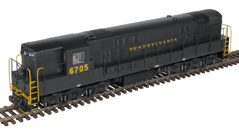 Atlas 10004144 FM H-24-66 Phase 1B Trainmaster PRR Pennsylvania Railroad #6705 (Brunswick Green, gold) DCC & Sound HO Scale