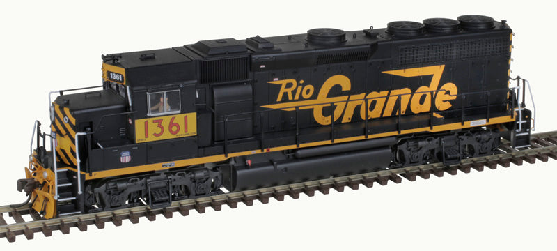 Atlas 10004248 EMD GP40-2 Union Pacific #1361 (Front Ditch Lights, Ex-DRGW, black, Aspen Gold, yellow) DCC & Sound HO Scale