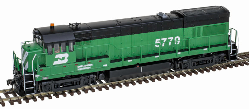 Atlas 10004278 GE U30B BN Burlington Northern #5779 (Cascade Green, black) DCC & Sound HO Scale