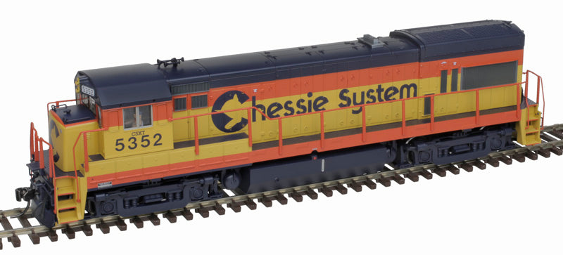 Atlas 10004280 GE U30B CSX #5356 (Ex-Chessie, yellow, blue, vermillion) DCC & Sound HO Scale