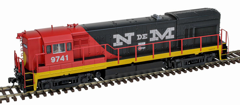 Atlas 10004291 GE U30B N de M Nacionales de Mexico #9741 (green, orange, black) DCC & Sound HO Scale