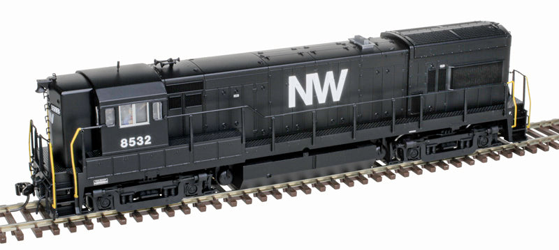 Atlas 10004292 GE U30B Norfolk & Western #8526 (black, white, Block NW Logo) DCC & Sound HO Scale