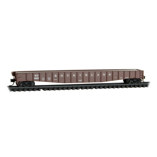 Micro-Trains 107 00 120 65' Mill Gondola - RI Rock Island Rd# 2800 N Scale