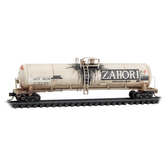 Micro-Trains 110 44 670 56' General Service Tank Car - Weathered GATX Zahori - Rd# 46236 N Scale