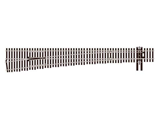 Peco SL-U8382 #8 Left-Hand Unifrog Turnout HO Scale replaces SL-8382 & SL-E8382
