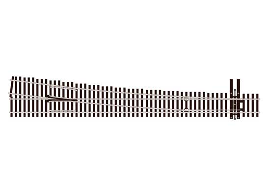 Peco SL-U8381 #8 Right-Hand Unifrog Turnout HO Scale replaces SL-8381 & SL-E8381