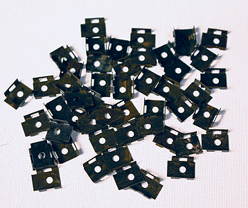 11005 / A-Line Metal Coupler Gear Box Covers -- For Athearn Rolling Stock pkg(12) HO Scale) Part # 116-11005