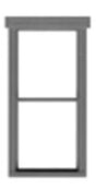 Image for 293-8240 Window 1/1 Dbl Hung  12/