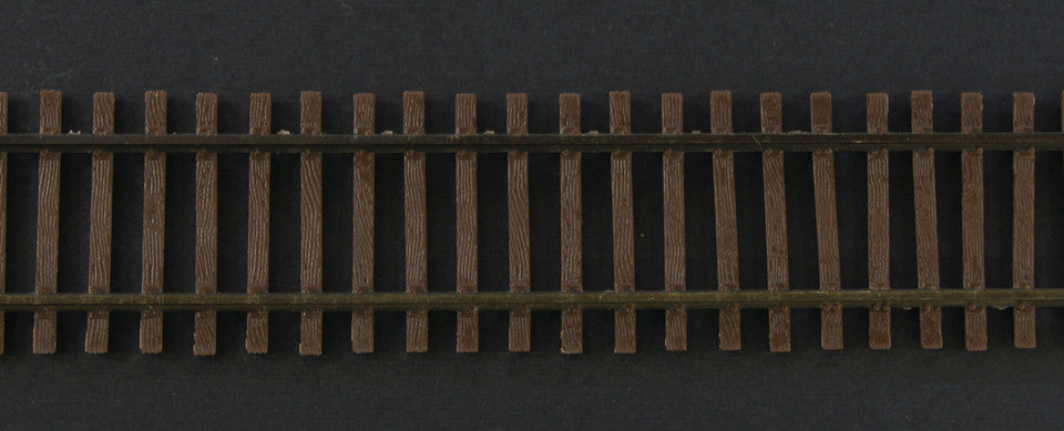 Micro Engineering 12-102 Standard Gauge Weathered Flex-Track(TM) - 3' Sections pkg(6) -- Code 100 Rail HO Scale
