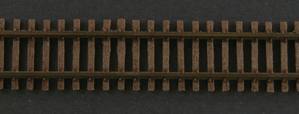Micro Engineering 12-122 Weathered Flex-Trak(TM) - 3' Long Sections pkg(6) -- Code 70 N Scale
