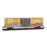 Micro-Trains 123 44 150 60' Boxcar Kansas City Southern/ex-TTX Weathered N Scale