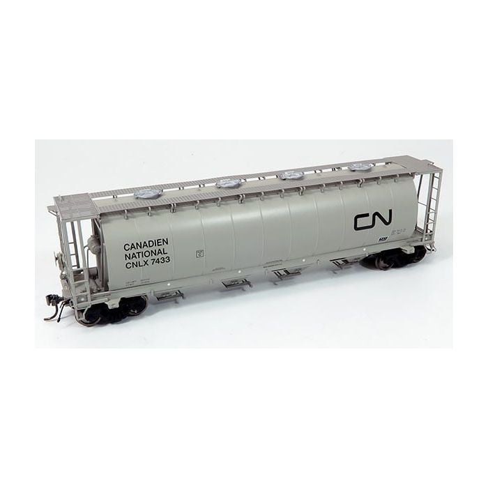 Rapido 127025 NSC 3800cuft Covered Hopper: CN CNLX Canadian National #7475 HO Scale