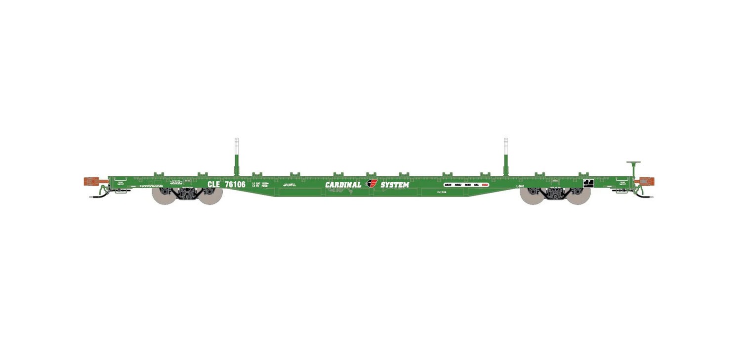 HomeShops HFF-013-001 CLE 76106 - HO-Scale Cardinal System ScaleTrains BSC Finger Rack Flatcar