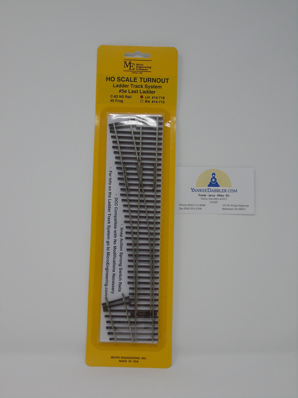 Micro Engineering 14-718 HO Code 83 #5e Last Ladder Left Hand Ladder Track System HO Scale