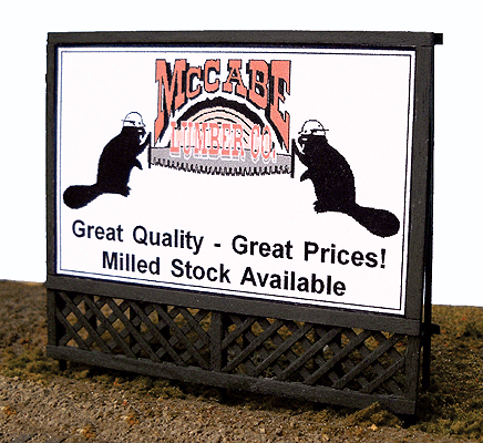 Image for 464-23026 McCabe Lumber Sign