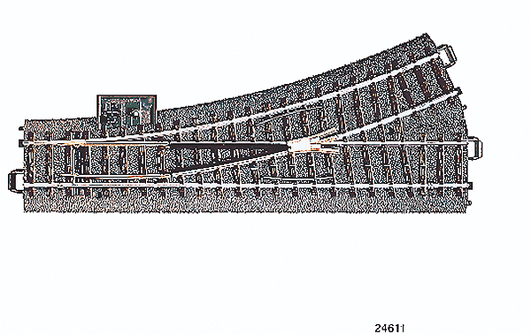 Image for 441-24611 C-Trk Manual Turnout L/H