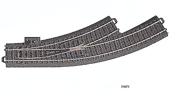 Image for 441-24671 C-Trk Curved Turnout L/H
