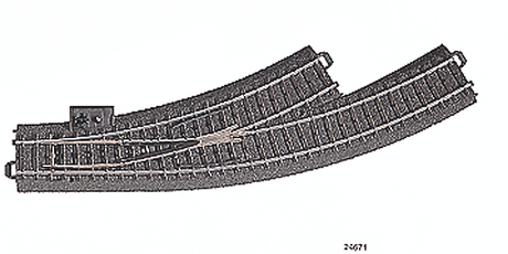 Image for 441-24671 C-Trk Curved Turnout L/H