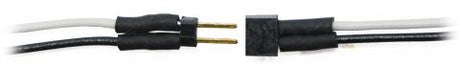 TCS 1473 2 Pin Micro Connector with Colored Wires (SCALE=ALL) Part #745-1473